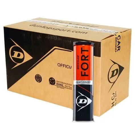 Dunlop Fort Clay Court karton 18x4